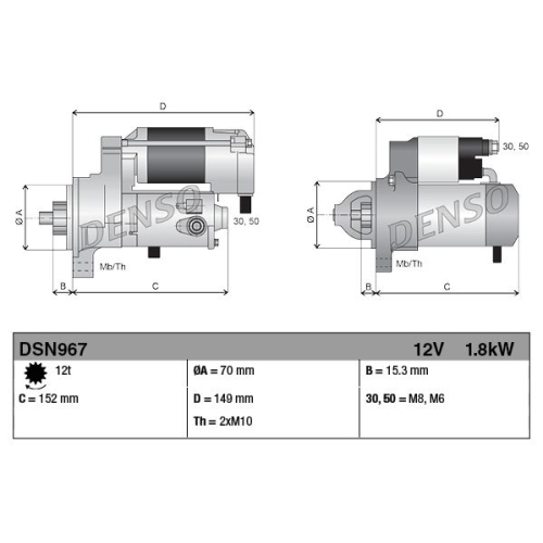 DENSO starter