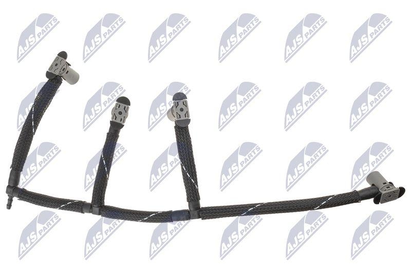 Furtun supracurgere combustibil Audi A3 1.6 TDI 2013-, Q2 1.6 TDI 2016-, Seat Arona 1.6 TDI 2017-, Leon 1.6 TDI 2012-, Skoda Karoq 1.6 TDI 2017-, Octavia III 1.6 TDI 2012-, VW Golf VII 1.6 TDI 2012-; 04L130235B; NTY, aftermarket