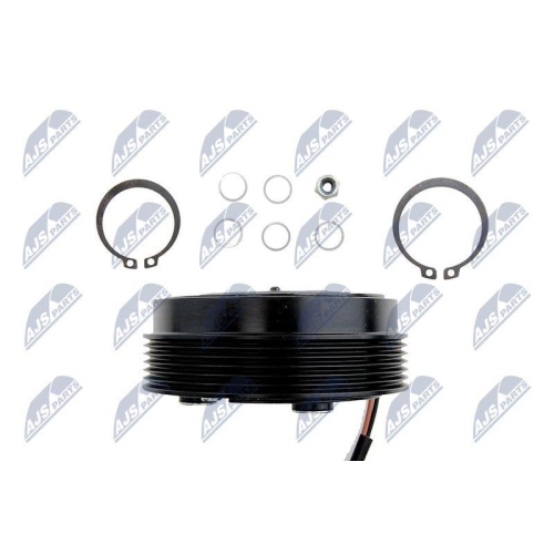Cupla magnetica, compresor climatizare Audi A3, Tt Ford Galaxy Seat Alhambra, Ibiza, Cordoba, Leon, Toledo Skoda Octavia, Octavia 2 Vw Bora, Caddy, Golf Iv, V, New Beetle, Polo, Sharan Sanden 120mm, 1J0820811L