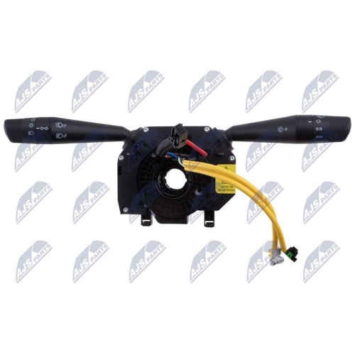 Comutator coloana directie Fiat Grande Punto 2005-, Punto Evo 2008-, semnalizare claxon, comutator lumini, stergatoare, cu spira airbag, pentru vehicule fara senzor unghi de virare, 735521316