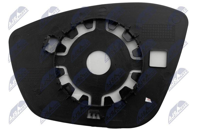 Geam oglinda exterioara Opel Corsa F 2019-, Peugeot 208 2012-; partea dreapta; 1607512280; NTY, aftermarket