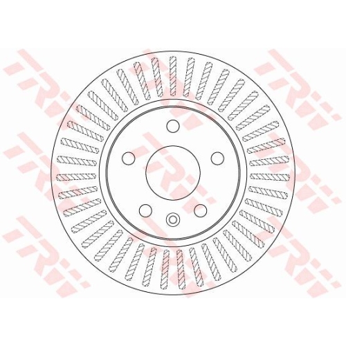 Disc frana Chevrolet Aveo, 03.2011-2014, Cruze, 05.2009-2014, Astra, 2010-, TRW
