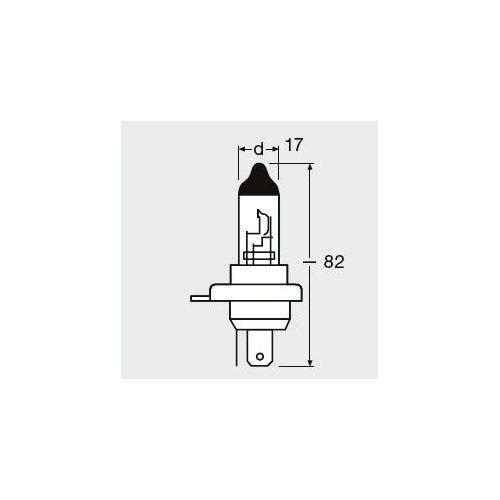 Bec H4 12v Standard OSRAM 64193