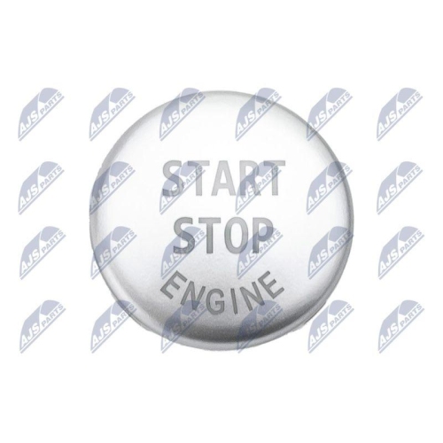 Capac buton pornire/oprire Bmw Seria 3 E90, E91, E92, E93 2004-, X1 E84 2009-, Color : Argintiu, 61319154945