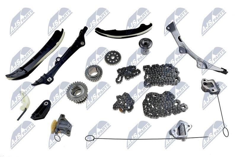 Kit distributie Jeep Grand Cherokee 3.6 2011-, Cherokee 3.6 2014-, Wrangler 3.6 2012-, Dodge Journey 3.6 2011-, Durango 3.6 2012-, Ram 1500 3.6 2014-, Chrysler 300c 3.6 2011-; 05184352AF; NTY, aftermarket