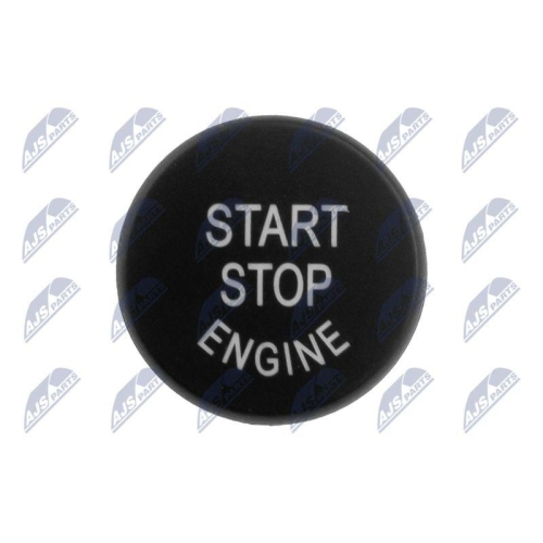 Capac buton pornire/oprire Bmw Seria 5 F10, F11 2009-, 7 F01, F02 2008-, 6 F12 2010-, 6 Coupe F13 2011-, pt comutator cu Start-Off Automat -culoare : Negru, 61319153831