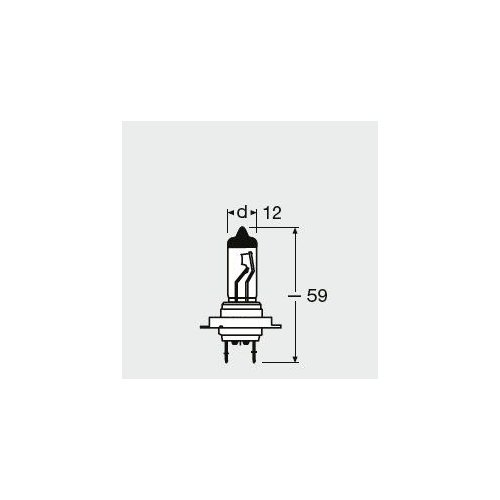 Bec H7 12v Standard OSRAM 64210