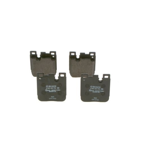 Placute frana Bmw Seria 2 Coupe (F22, F87), 10.2012-, Seria 3 (F30, F80), 03.2011-10.2018, Seria 4 Convertible (F33, F83), 10.2013-, Seria 4 Coupe (F32, F82), 07.2013-, BOSCH 0986424755
