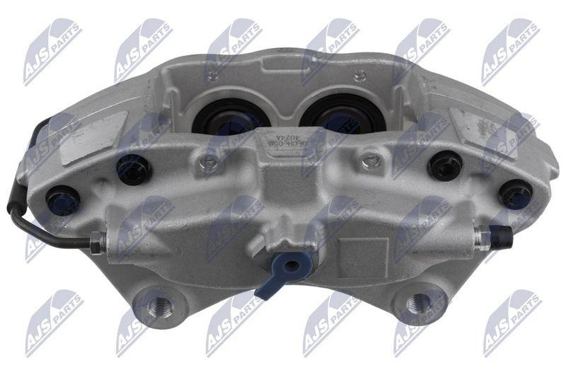 Etrier frana Tesla Model S 2012-, Model X 2015-; partea din spate, stanga, electric, sistem BREMBO; 1027643-00-A; NTY, aftermarket