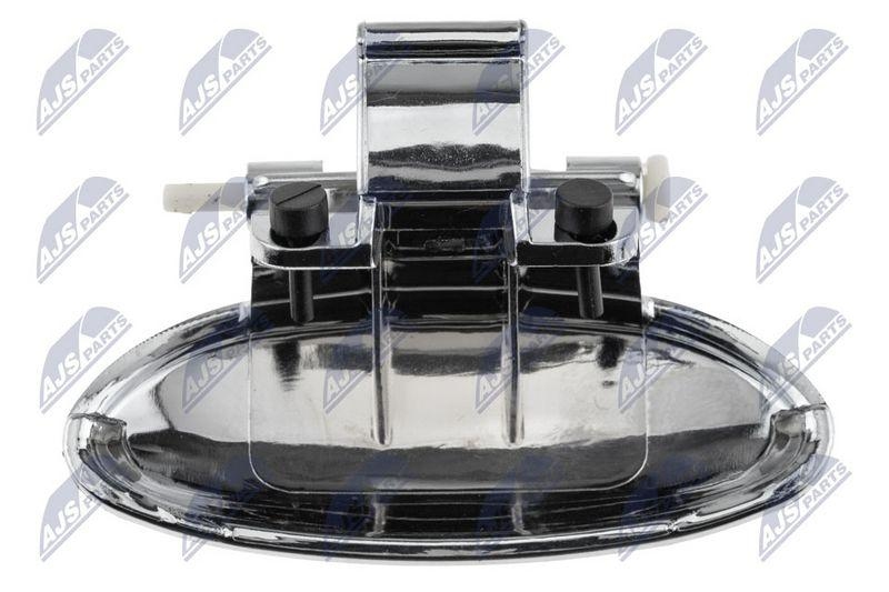Maner deschidere torpedou Peugeot 206 1998-, 206 CC 2000-; argintiu; 127; NTY, aftermarket