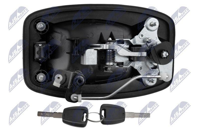 Maner exterior usa Citroen Jumper 2006-, Fiat Ducato 2006-, Peugeot Boxer 2006-, Iveco Daily 2016-; partea din fata, cu doua chei incluse; 735469968; NTY, aftermarket