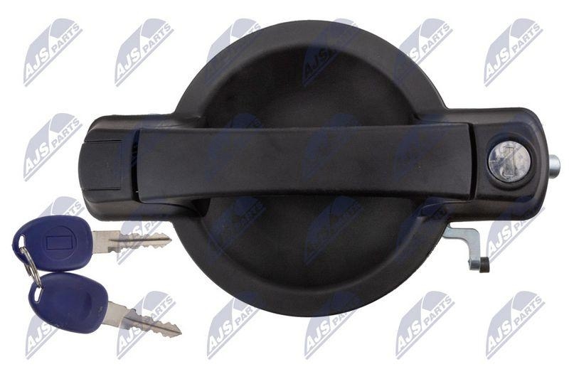 Maner exterior usa Fiat Doblo 2000-2010; partea din fata, dreapta, cu doua chei; 735309959; NTY, aftermarket
