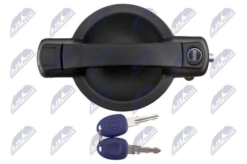 Maner exterior usa Fiat Doblo 2000-2010; partea din fata, dreapta, cu doua chei; 735309961; NTY, aftermarket