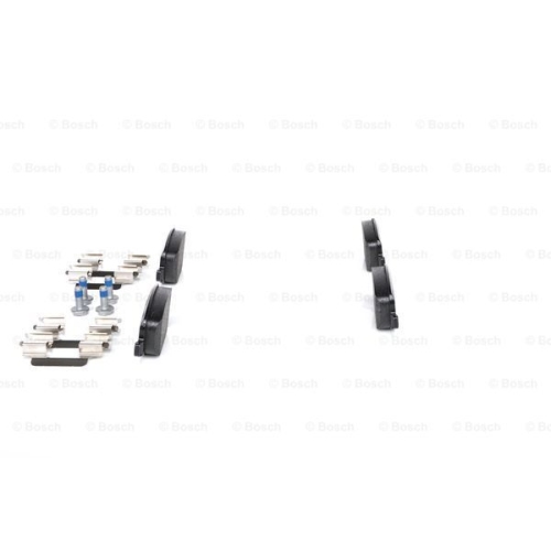 Set placute frana Bosch 0986424775, parte montare : Punte Spate