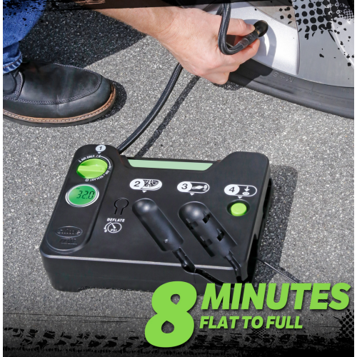 Compresor aer 12V cu spuma Flat Tire, Slime