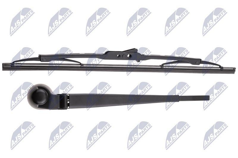 Brat stergator luneta + lama VW Passat B5 Variant 1997-2001, Audi A3 8l1 1996-2006, A4 B5 Avant 8d5 1994-2002, A6 C5 Avant 4b5 1997-2006; lungime lama 375mm / 15in; 8D9955407A; NTY, aftermarket