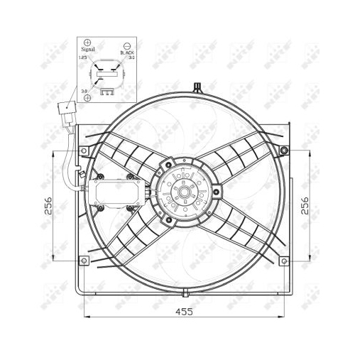 NRF Ventilator, radiator