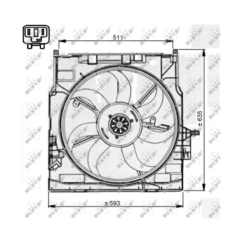 NRF Ventilator, radiator