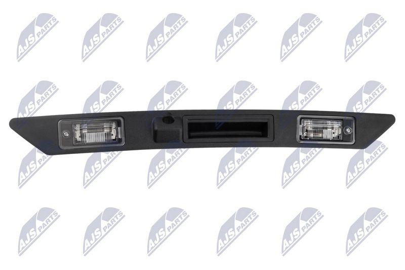Comutator clapeta portbagaj Audi A3 2009-, A6 2005-, A6 Allroad Quattro 2007-, Q7 2007-, Rs3 2011-, Rs6 2008-; capac iluminare numar; 4L08275743FZ; NTY, aftermarket