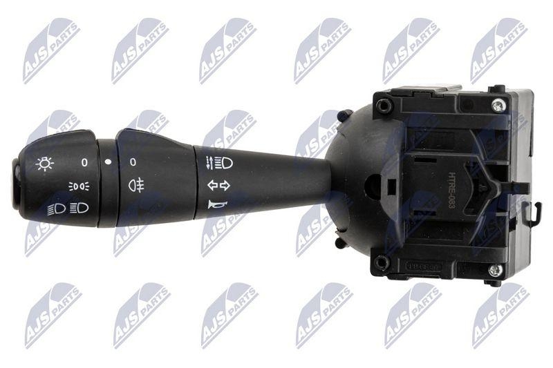 Comutator coloana directie Dacia Duster 2011-, Sandero 2008-, Dokker 2012-, Logan 2012-, Nova 1996-; functii: semnalizare, lumini, proiectoare ceata fata, spate; 255403924R; NTY, aftermarket