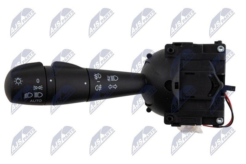 Comutator coloana directie Renault Captur 2013-, Clio IV 2012-, Trafic III 2014-, Twingo III 2014-; functii: semnalizare, proiectoare ceata, fara claxon, cu lumini automate de zi; 255675887R; NTY, aftermarket