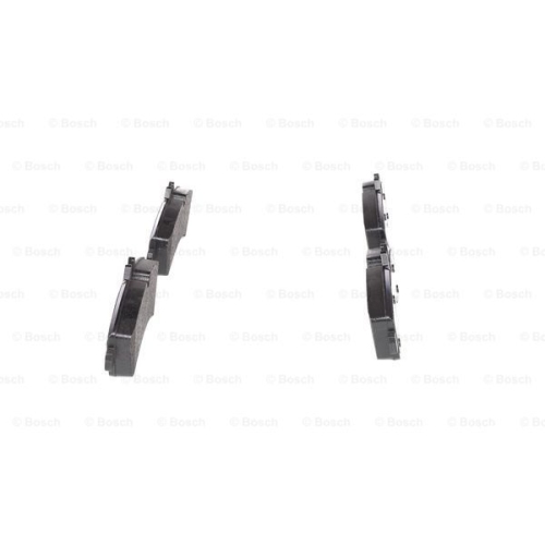 Set placute frana punte spate Mercedes Sprinter (W906), 06.2006-2018; VW Crafter (2E), 2005-2017; marca Bosch 0986494122, parte montare : Punte Spate