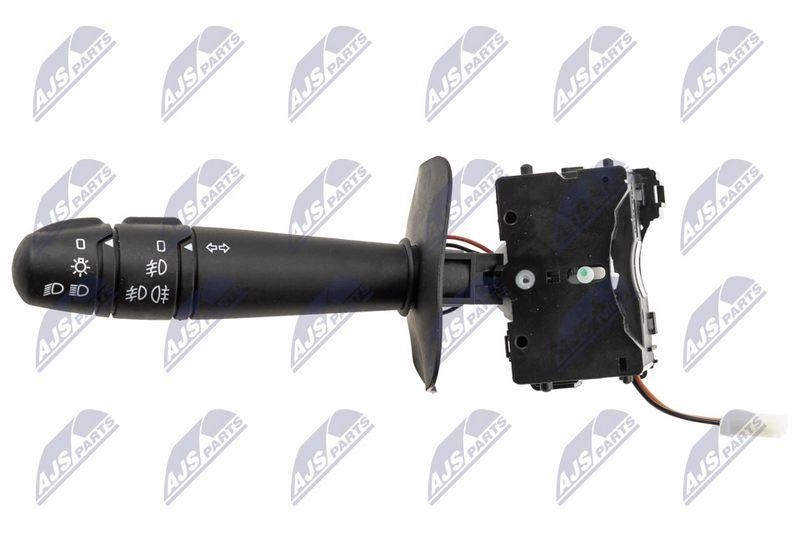 Comutator coloana directie Renault Megane I 1995-; functii: semnalizare, lumini, proiectoare ceata fata, spate, fara calculator bord, fara claxon, fara senzor unghi volan; 7701040730; NTY, aftermarket