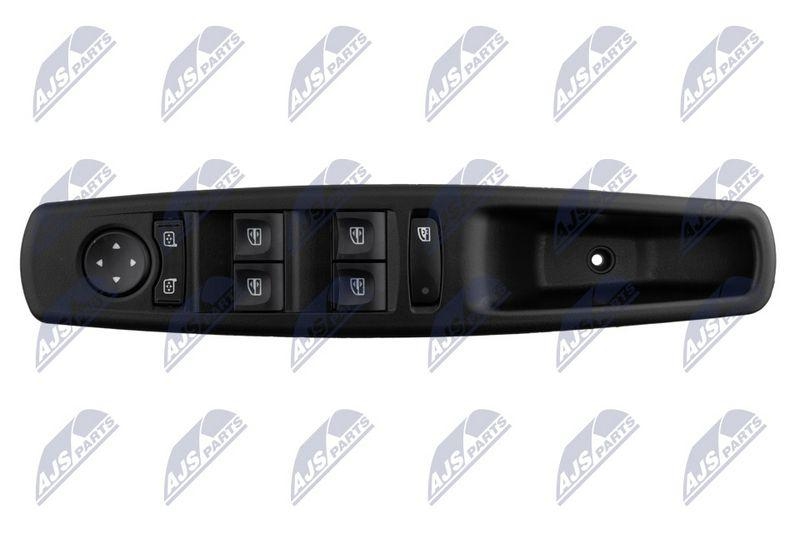 Comutator macara geam Renault Grand Scenic III 2008-, Megane III 2008-, Scenic III 2008-; 809610017R; NTY, aftermarket