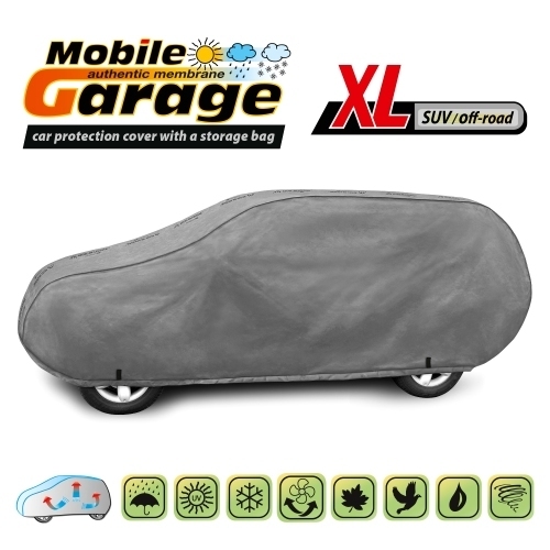 Prelata auto, husa exterioara Mobile Garage XL SUV lungime 450-510 cm DETERIORATA