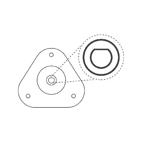 KYB Set reparatie, rulment sarcina amortizor Suspension Mounting Kit