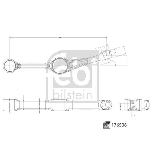 FEBI BILSTEIN Brat, suspensie roata