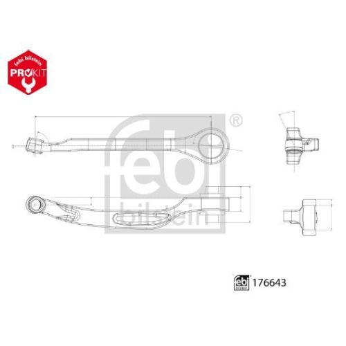FEBI BILSTEIN Brat, suspensie roata ProKit