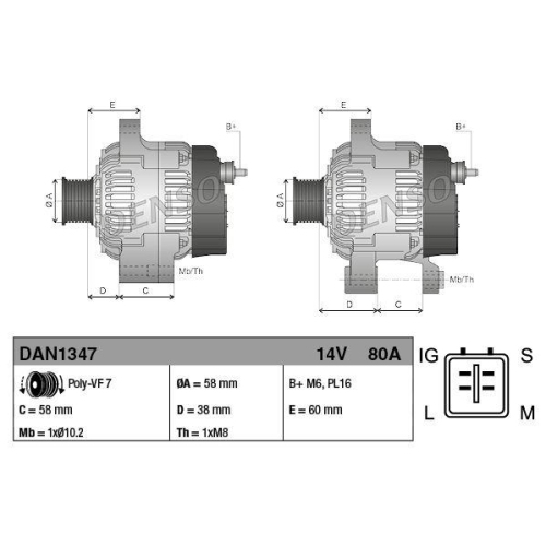 DENSO Generator / Alternator
