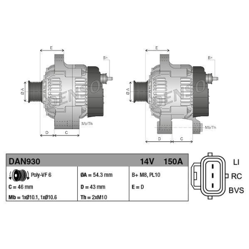 DENSO Generator / Alternator