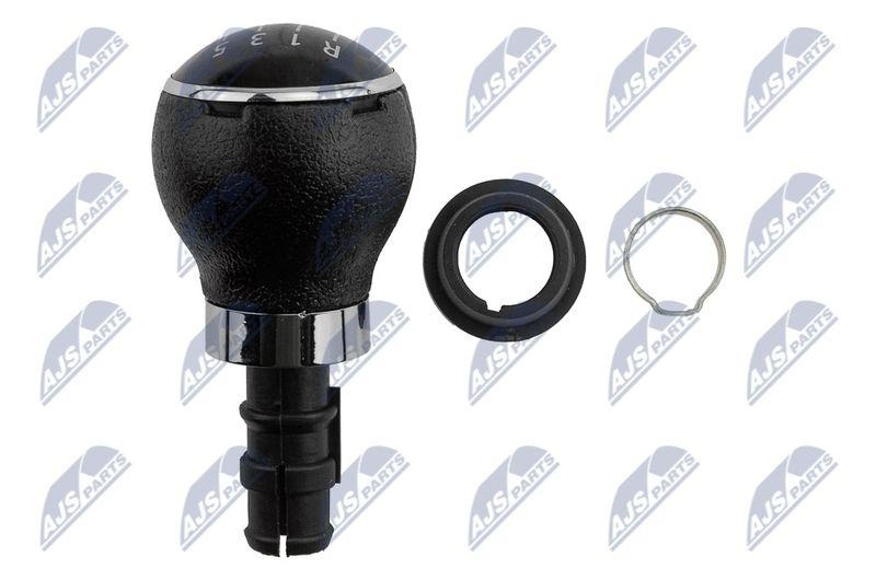 Nuca schimbator viteze VW Golf V 2003-, Golf VI 2008-, Golf Plus 2005-, Jetta 2006-; 5 viteze, neagra; NTY, aftermarket