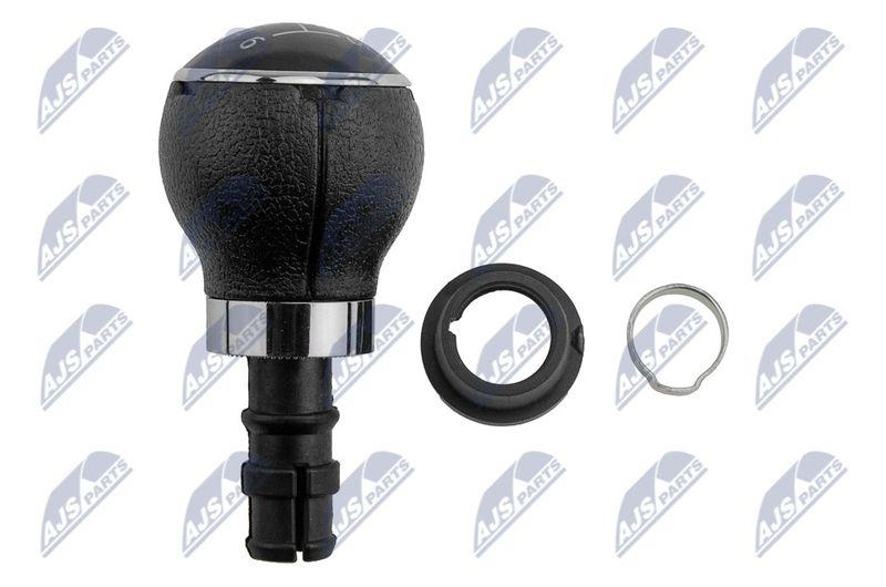 Nuca schimbator viteze VW Golf V 2003-, Golf VI 2008-, Golf Plus 2005-, Jetta 2006-; 6 viteze, neagra; NTY, aftermarket