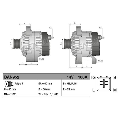DENSO Generator / Alternator