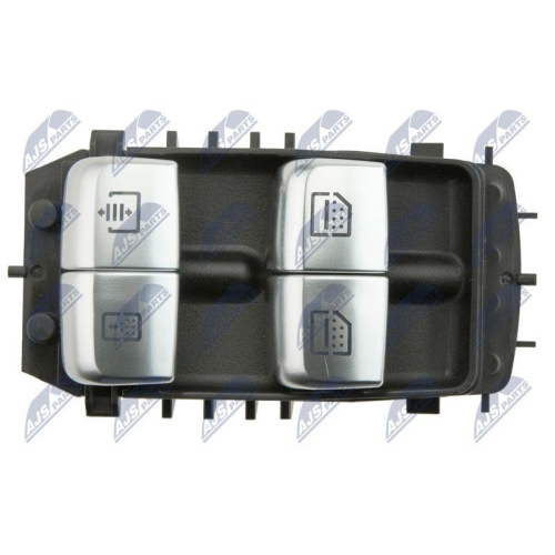 Comutator reglaj geam Mercedes Clasa E W213 2016-, S213 T-Model 2016-, Negru-Spate Dreapta, 2229051505