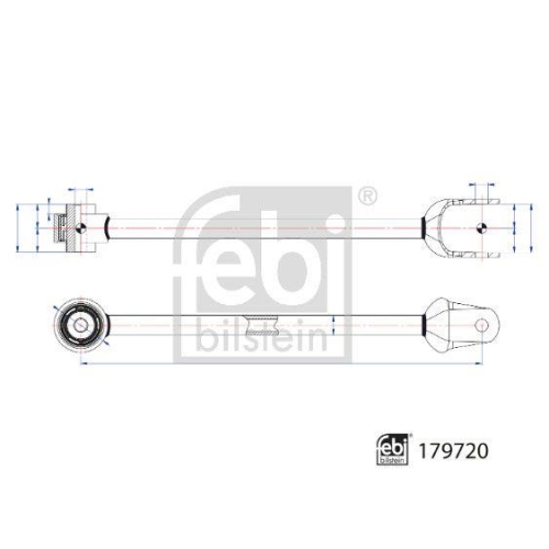 FEBI BILSTEIN Brat, suspensie roata