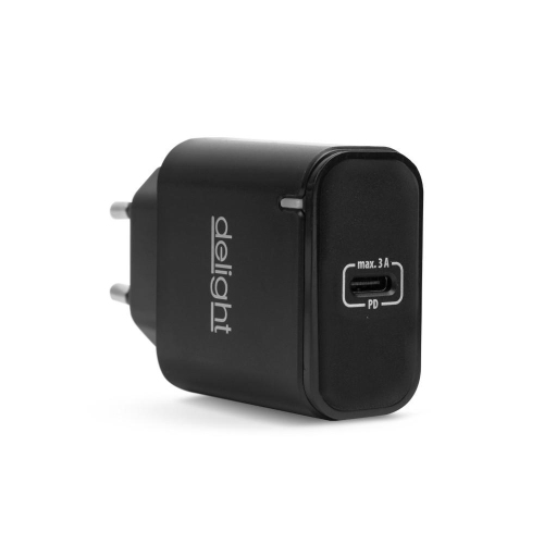 Adaptor - Type-C - incarcator rapid, PD20W - negru
