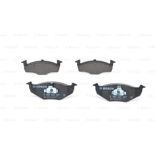 Set Placute frana punte fata BOSCH, Seat Cordoba (6k1, 6k2)) 1993-2002, Ibiza (6k) 1993-2002; Toledo 1L/1M, 1991-2004; Vw Golf 3 (1h1), Polo Classic (6N/6kv2) 1994-2001, Vento (1h2), Jetta 1991-1998