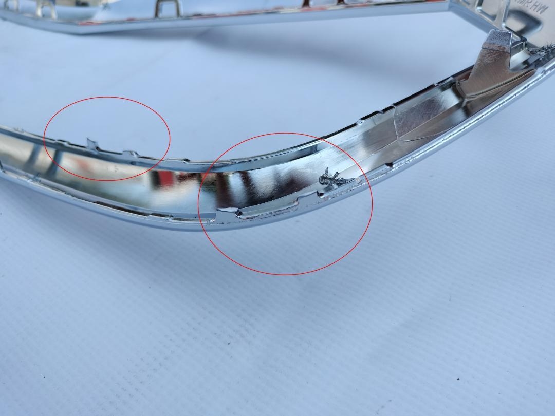 Rama grila radiator SKODA OCTAVIA, 04.2020-, cromata , 5E3853761 -CLEMA RUPTA