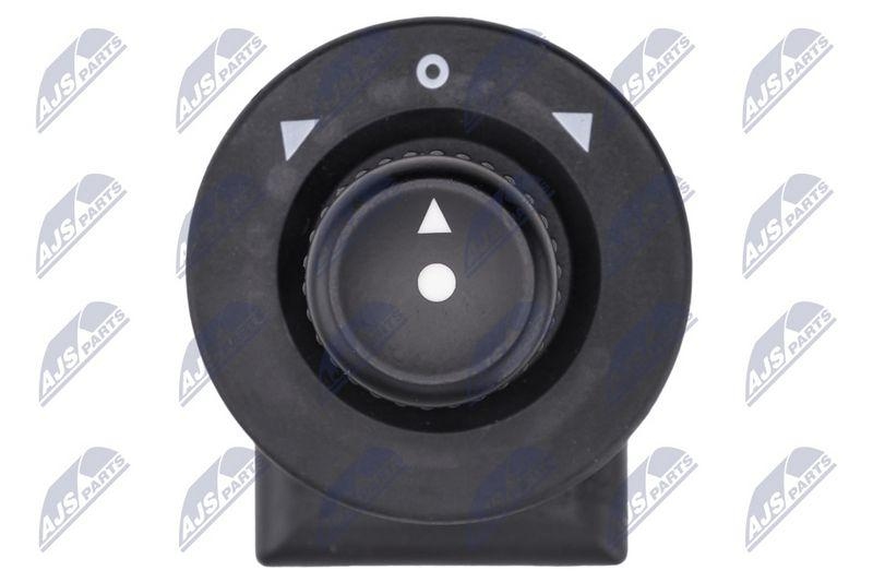 Buton reglare oglinzi Citroen Berlingo 2008-, C2 2003-, C3 2002-, C-Elysee 2012-, Peugeot Partner 2008-; 1855.26; NTY, aftermarket