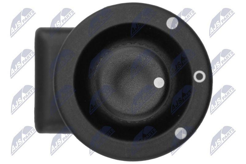 Buton reglare oglinzi Renault Clio II 1998-, Clio III 2005-, Laguna II 2001-, Megane II 2002-, Thalia 1998-; 8 pini; 8200002442; NTY, aftermarket