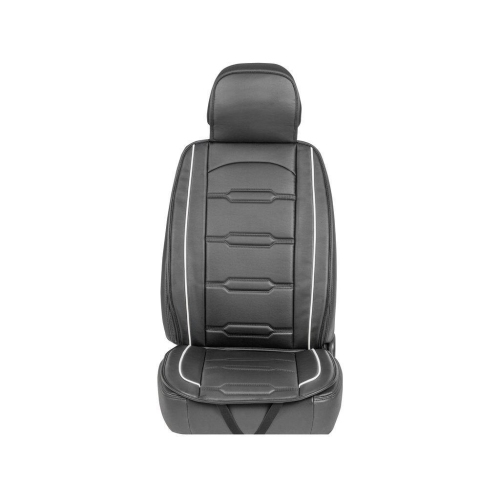 Husa protectie scaun Madrid Carpoint, 1 bucata, fixare benzi elastice, sezut 50x50, spatar 50x88cm incluzand tetiera, cu dunga rosie Husa protectie scaun Madrid Carpoint, 1 bucata, fixare benzi elastice, sezut 50x50, spatar 50x88cm incluzand tetiera, cu dunga rosie