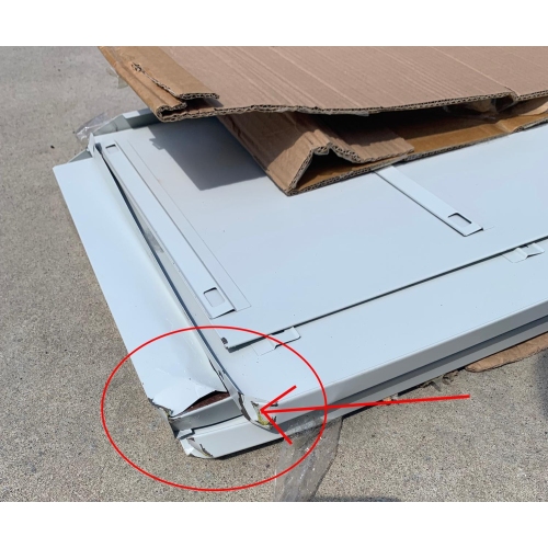Dulap metalic fiset dublu tip vestiar 1800x450x380mm cu usa securizata, 2 rafturi, bara, oglinda si ventilatie, gri Breckner Germany; INDOIT LA COLTURI JOS