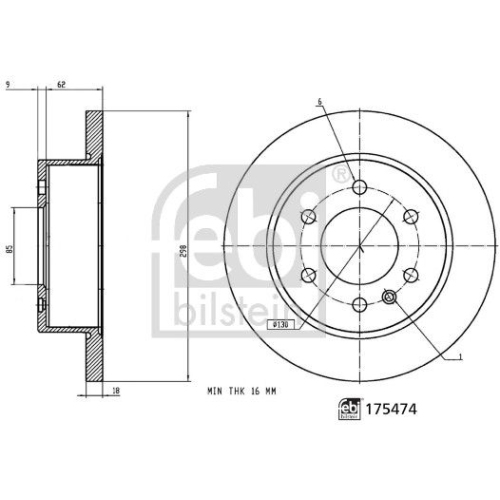 FEBI BILSTEIN Disc frana