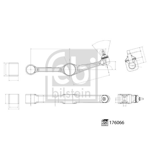 FEBI BILSTEIN Brat, suspensie roata