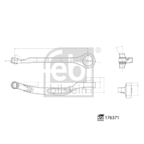 FEBI BILSTEIN Brat, suspensie roata