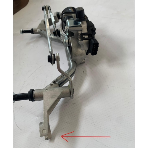 Mecanism stergator parbriz cu motoras Renault Clio 4, 10.2012-12.2019, Fata, Aftermarket RUPTA- SE POATE FOLOSI DOAR MOTORASUL